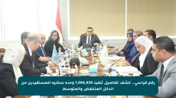 رقم قياسي.. كشف تفاصيل تنفيذ 1,064,828 وحدة سكنية للمستفيدين من الدخل المنخفض والمتوسط